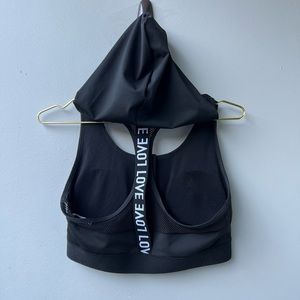 Beautiful hooded sports bra